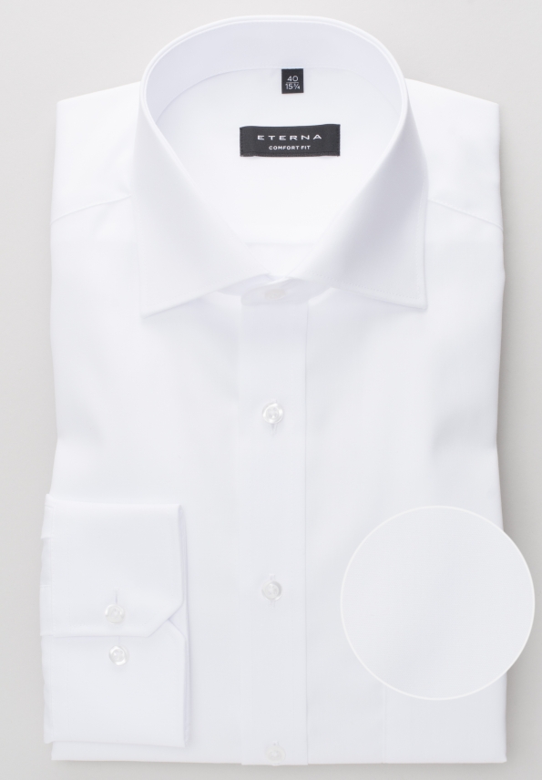 revolution Sindsro Sikker ETERNA SKJORTE Lange ærmer/Comfort fit - Klassisk hvid skjorte