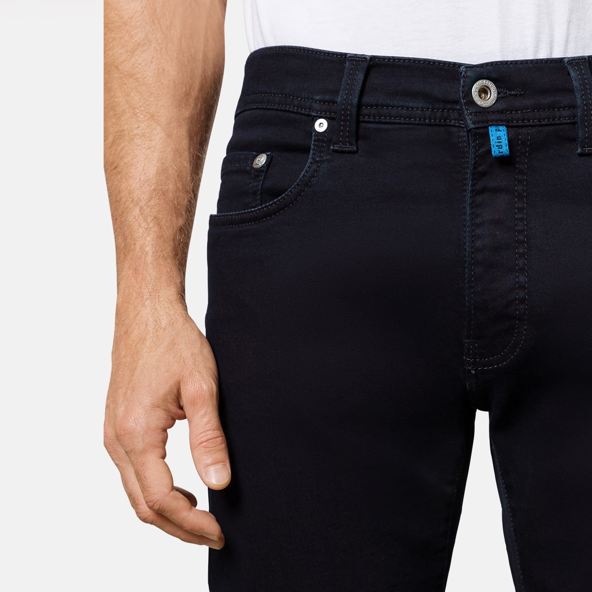 Pierre Cardin jeans m. Futureflex, model: Lyon (blackblue) - Billede 3