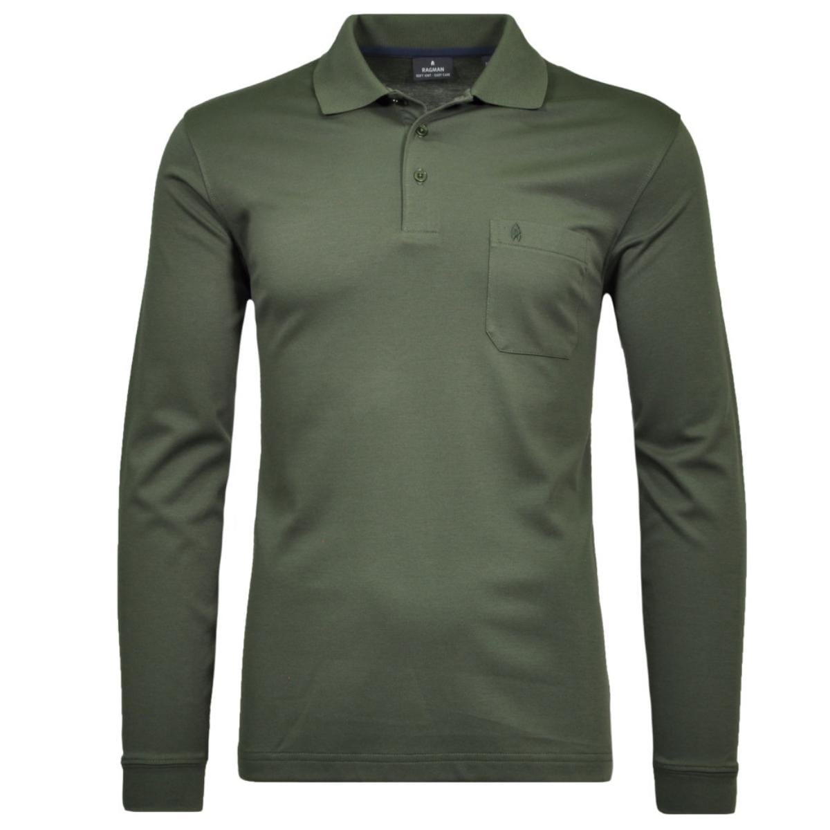 RAGMAN POLO lang ærme m. brystlomme (flere farver) - Billede 10