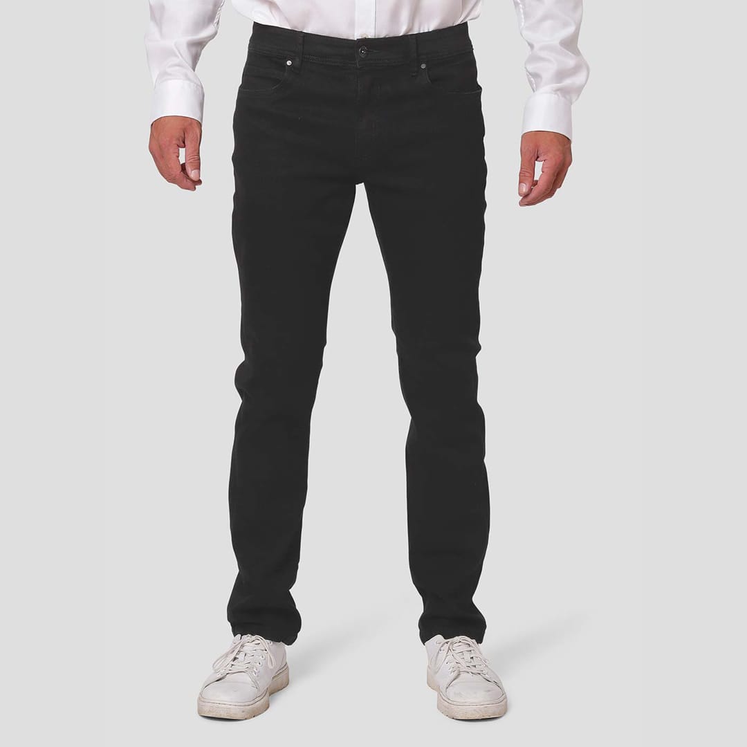 Robbie Performance Jeans m. super stretch - sort