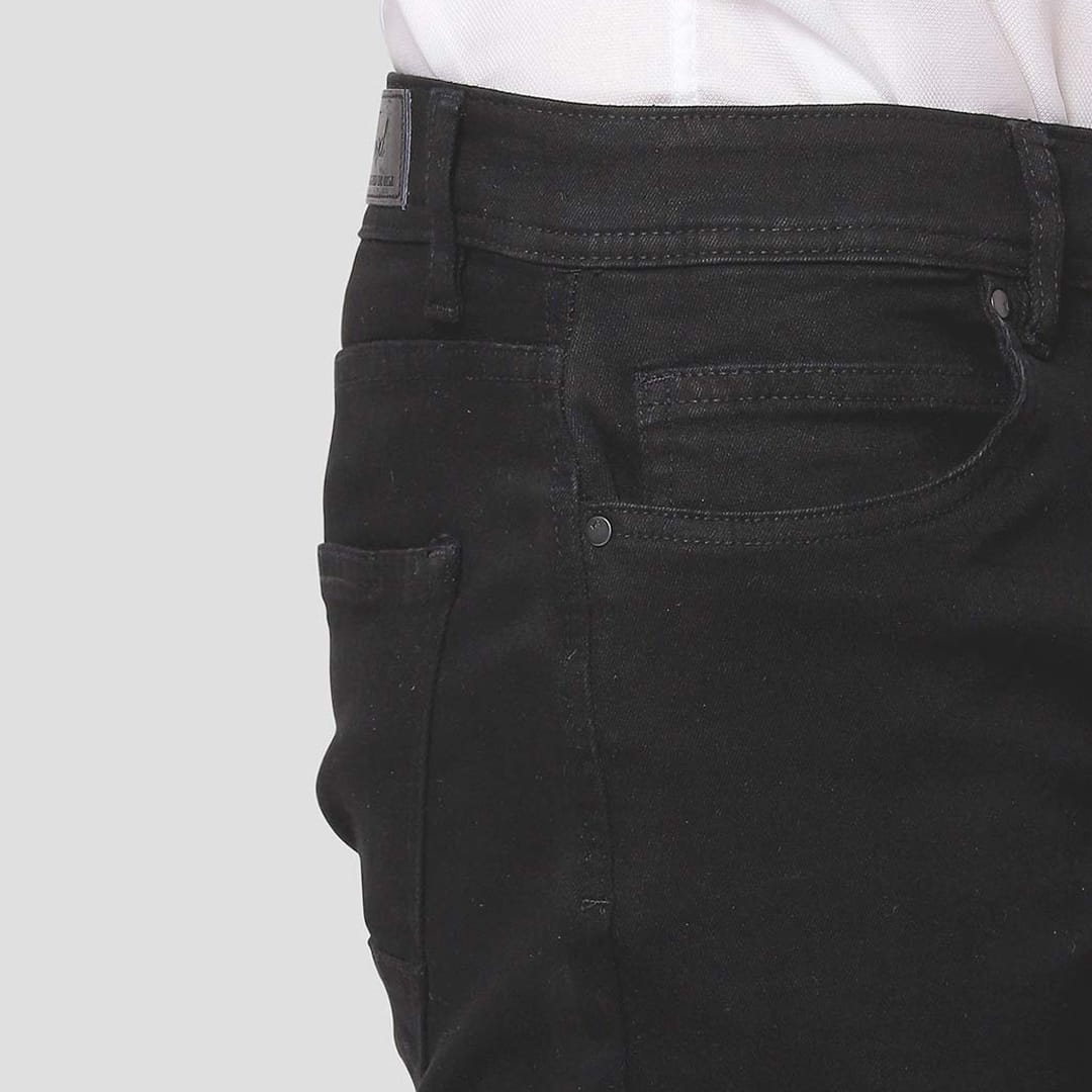 Robbie Performance Jeans m. super stretch - sort - Billede 2