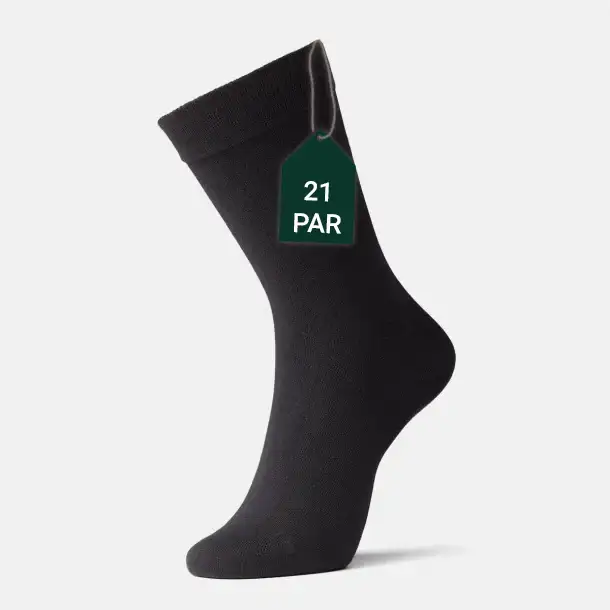 Storkøb af IQ SOX sorte bambusstrømper