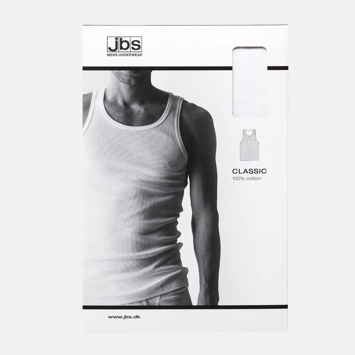 JBS Classic Tanktop (serie 390 - hvid) - Billede 2