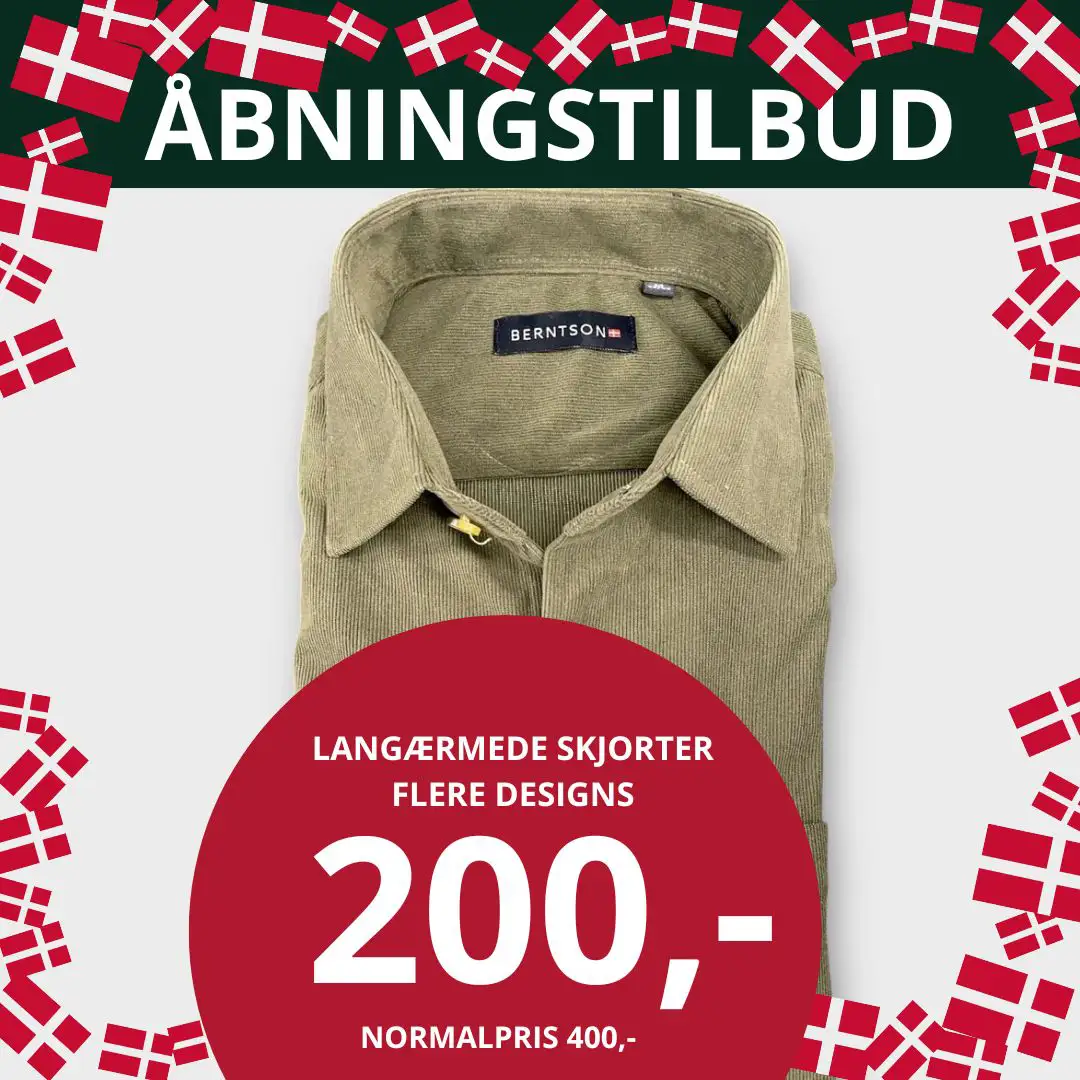 Kopi af Kopi af Åbningstilbud - Berntson skjorter - 250 kopier