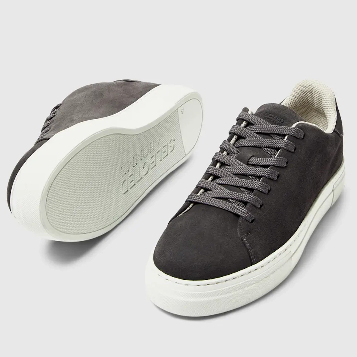 Selected Chunky Suede Sneakers