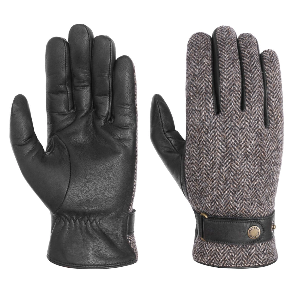 Stetson Skind/Uld Handsker