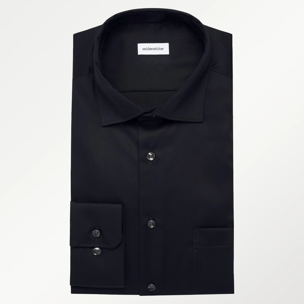Seidensticker Non Iron Skjorte (sort) - Billede 3