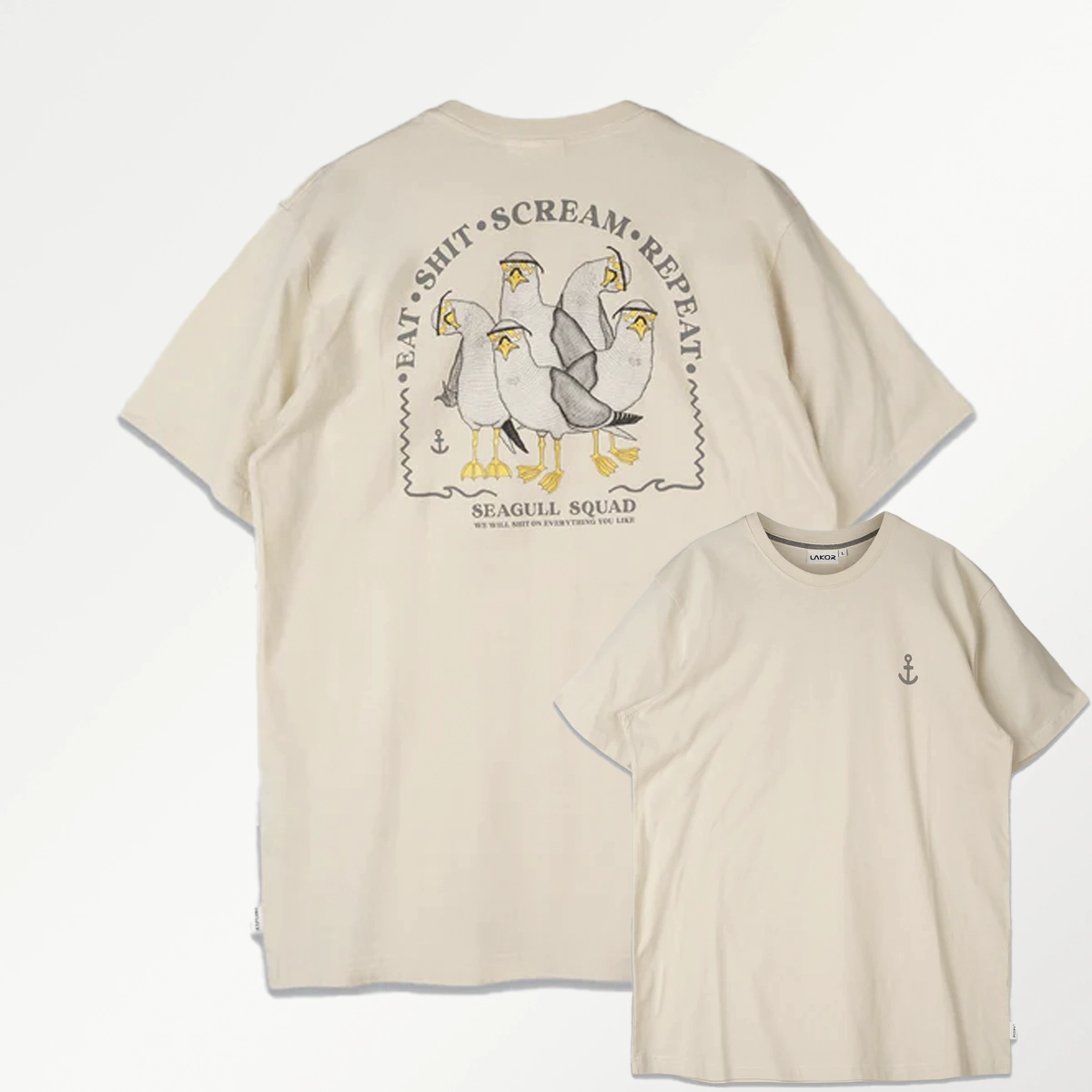 Seagull Squad Back T-shirt (rygprint)