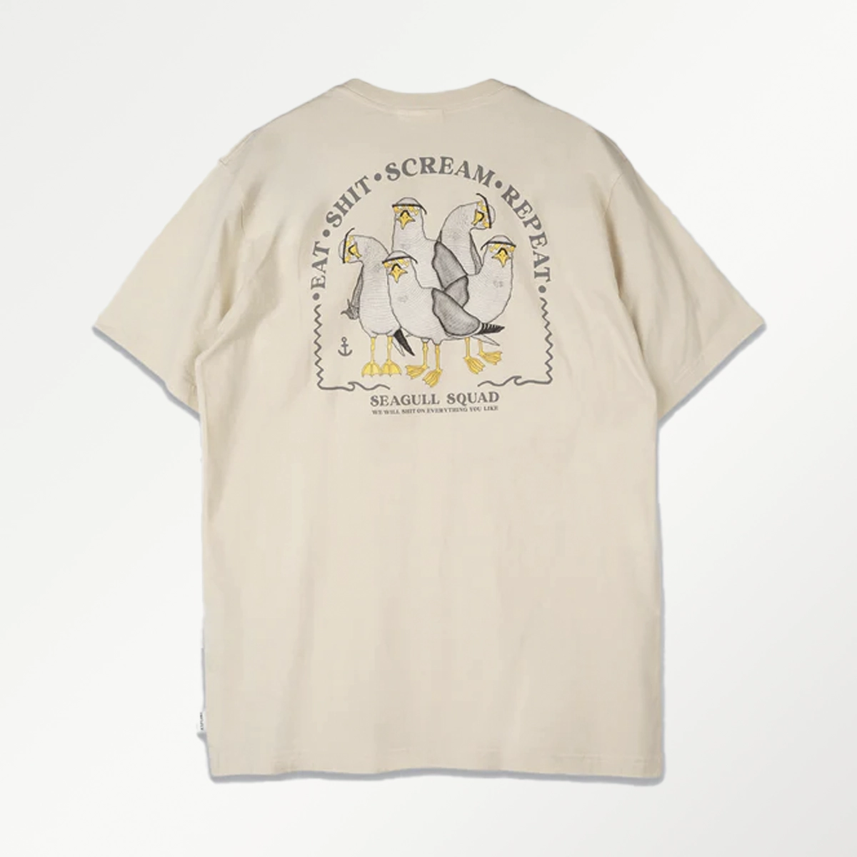 Seagull Squad Back T-shirt (rygprint) - Billede 3