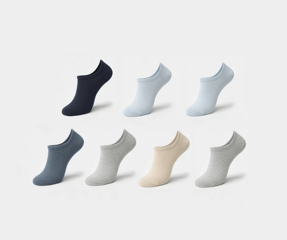 IQ Sox 7pack Bambus Footies (mix farver)
