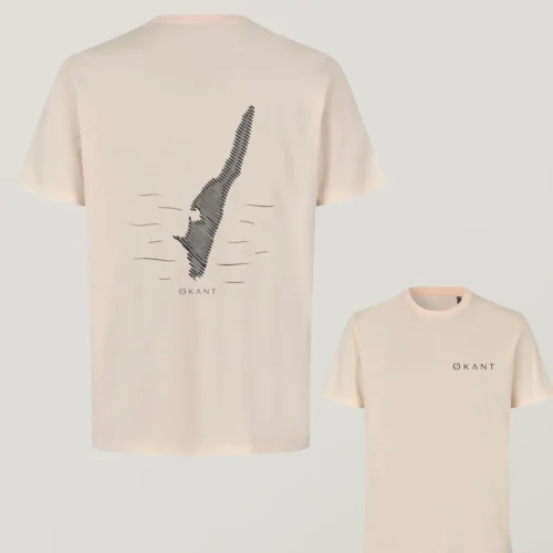 ØKANT Langeland T-shirt m. rygprint (flere farver)