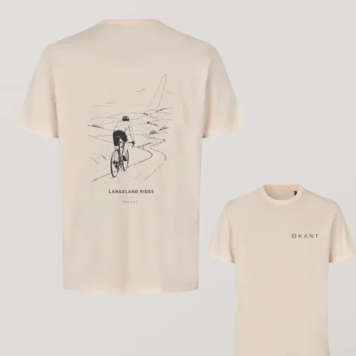 ØKANT Langeland Rides T-shirt m. rygprint (flere farver)