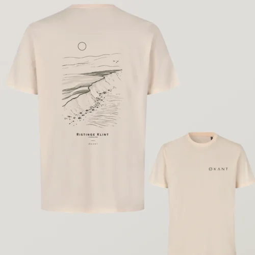 ØKANT Ristinge Klint T-shirt m. rygprint (flere farver)