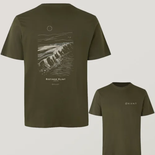 ØKANT Ristinge Klint T-shirt m. rygprint (flere farver)