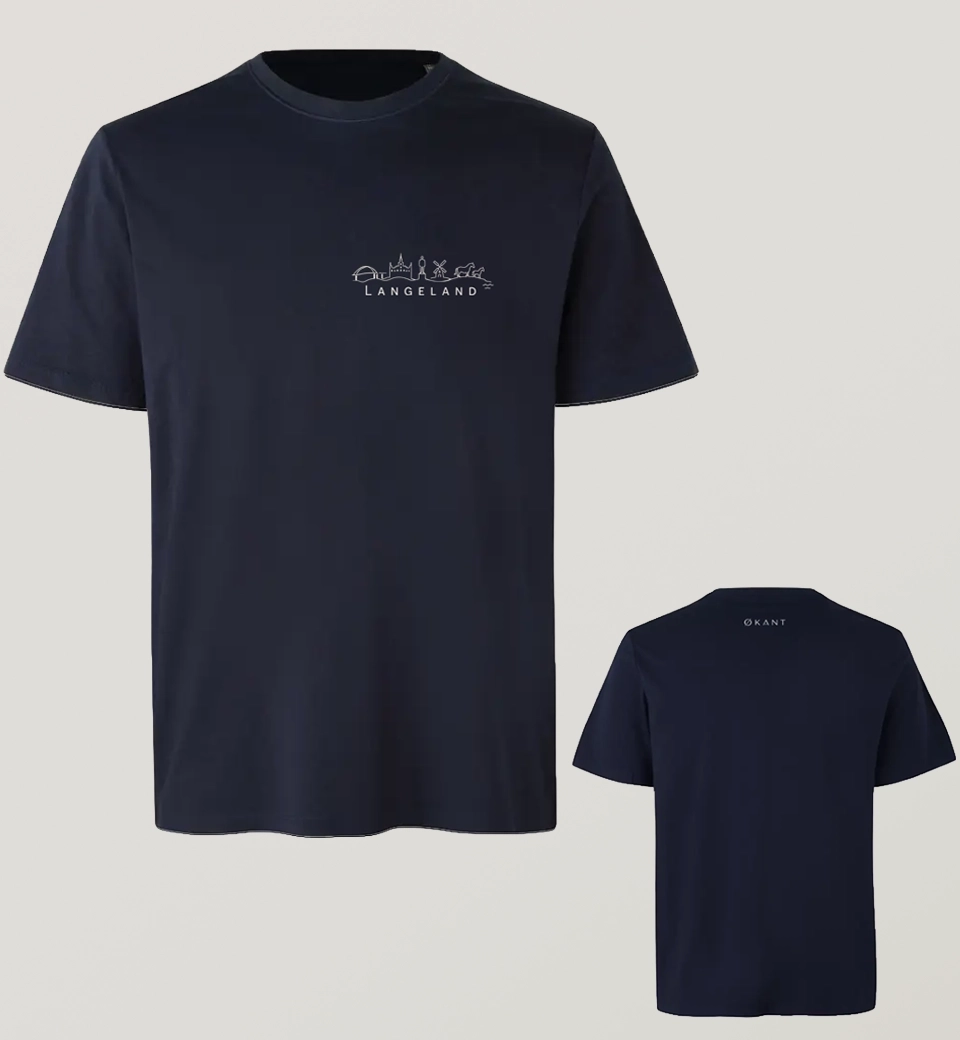 ØKANT Langeland Skyline T-shirt (flere farver)