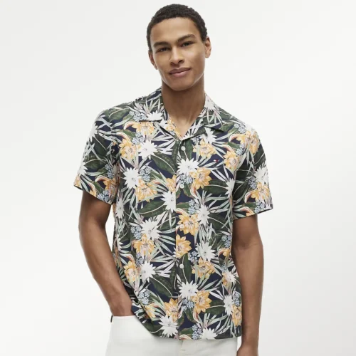 Hilfiger Blomster Lyocell skjorte