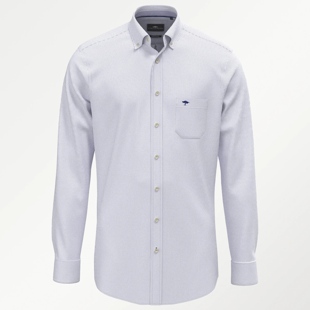Fynch Hatton Oxford Stribet Skjorte