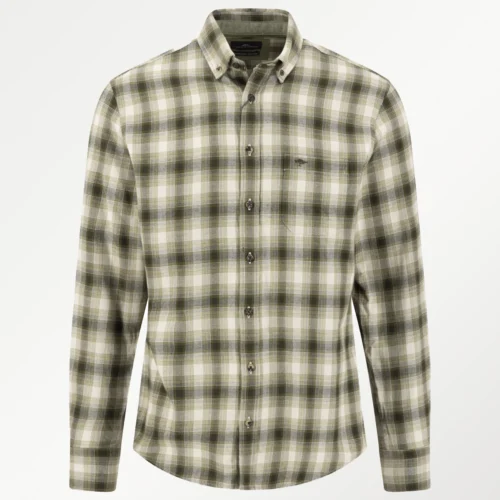 Fynch Hatton Ternet Flannel Skjorte