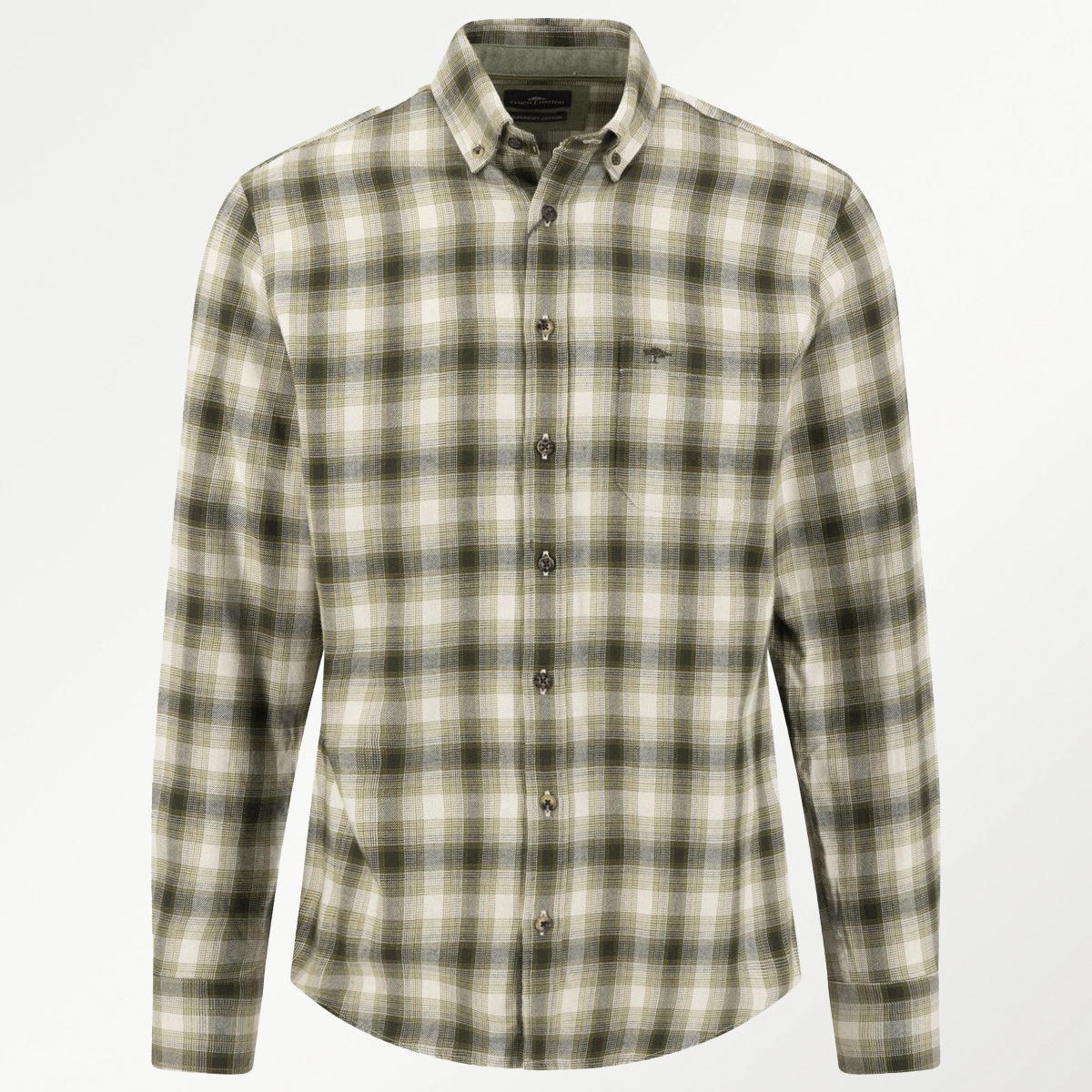 Fynch Hatton Ternet Flannel Skjorte