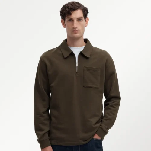 Selected ½ Zip Sweatshirt