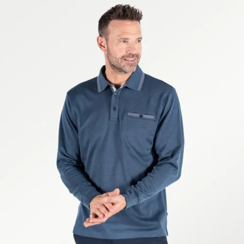 Pre End Polo m. langt ærme (flere farver)