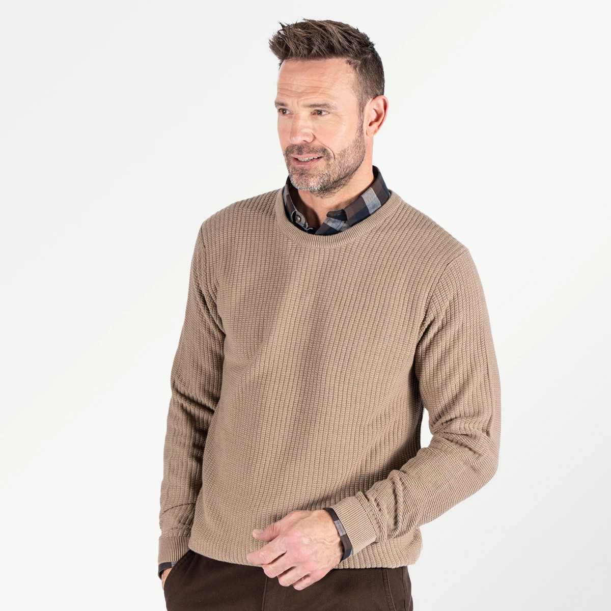 Pre End Struktur Strik (flere farver) - Billede 2