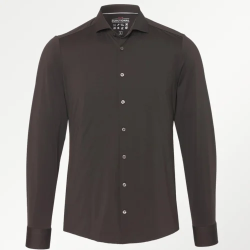 Pure Functional skjorte (mørk brun)