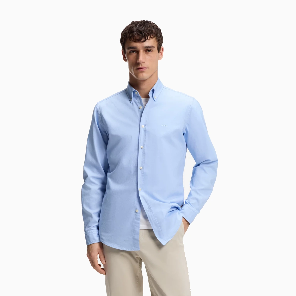BOSS Rickert Oxfordskjorte - Billede 2