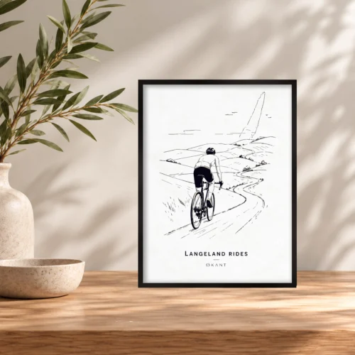 ØKANT Langeland Rides A5 plakat